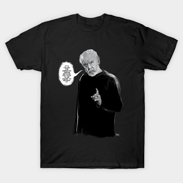 George Carlin T-Shirt by D-Wrex T-Shirts 